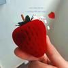 Popular Strawberry Box Cute Jewelry Boxes Ring Flocking Storage Box  Earring Jewelry Box Birthday Gift