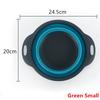 Silicone Drainage Basket Fruit and Vegetable Cleaning Fine Basket Foldable Filter Water Filter Foldable Drainage Kitchen Storage Tool for Home