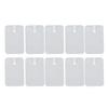 10pcs Silicone Body Massager Replacement Electrode Pad Digital Therapy Machine Electrode Patch 6 X 9cm