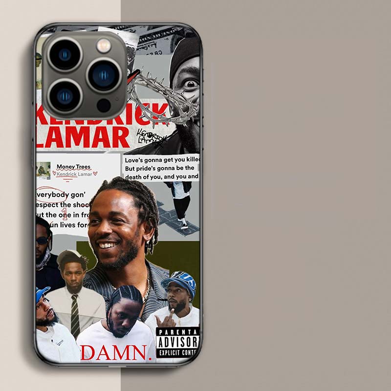 Kendrick Lamar DAMN Phone Case For Iphone 17 Air 15 Pro 14 Plus 16 Pro Max 12 13 Mini 11 16E X XS Cover Cute Fundas