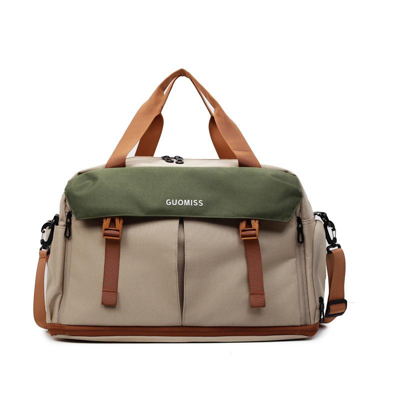 New large-capacity men's and women's short-distance travel bags, sports luggage storage bags, light portable yoga bags