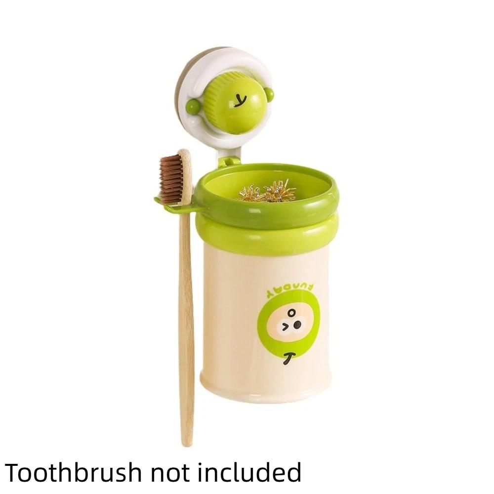 Detachable Wall-Mounted Holder Space Saving Electric Toothbrush Holder  Bathroom Accessory зелёный