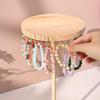 1pc,Wooden Jewelry Rack, Necklace, Earring, Pendant Display Rack, Jewelry Manager, Jewelry Hook, Multifunctional Storage Rack