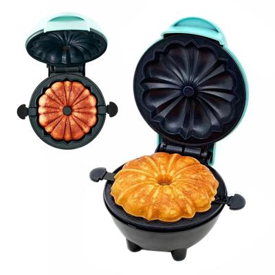 Mini Cake Maker Double-Sided Heating Electric Waffle Maker with Non-stick Surface for Breakfast