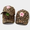 Leopard Print Baseball Caps Unisex Embroidery Spring Autumn Retro Outdoor Sunscreen Hat Adjustable Casual Lovers Fashion Hats