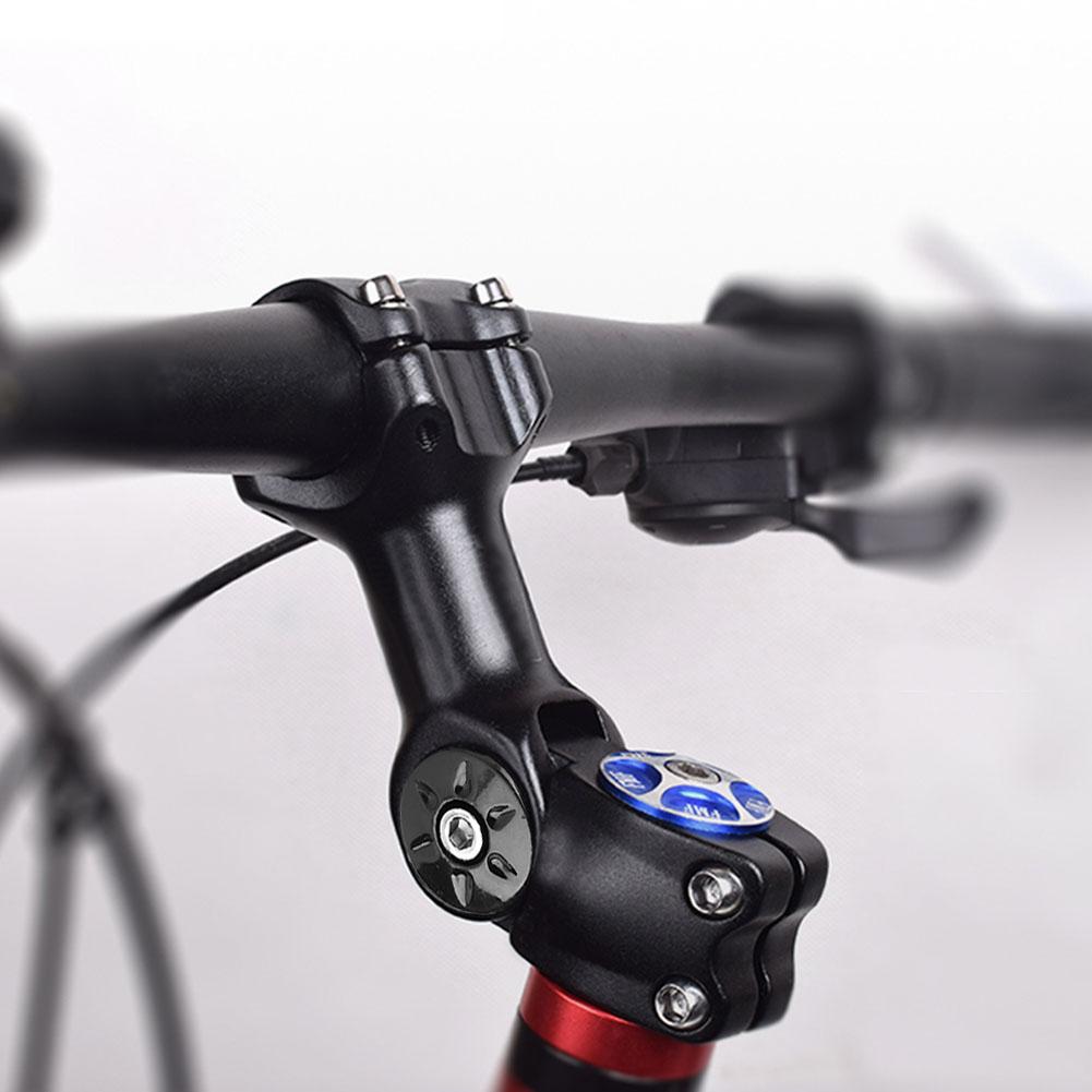 Bike Stem, Angle Aluminum Alloy Handlebar Extender Stem for 31.8mm Handlebars 28.6mm Fork for Mountain Biking Commuting Leisure Rides