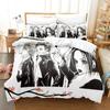 Anime NANA Black Stones Bedding Set Duvet Cover Bed Set Quilt Cover Pillowcase Comforter King Queen Size Boys Adult Bedding Set