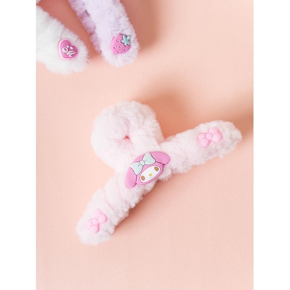 

Дайсё Моя Мелодия Меховая Заколка Pink Sanrio (My Melody)