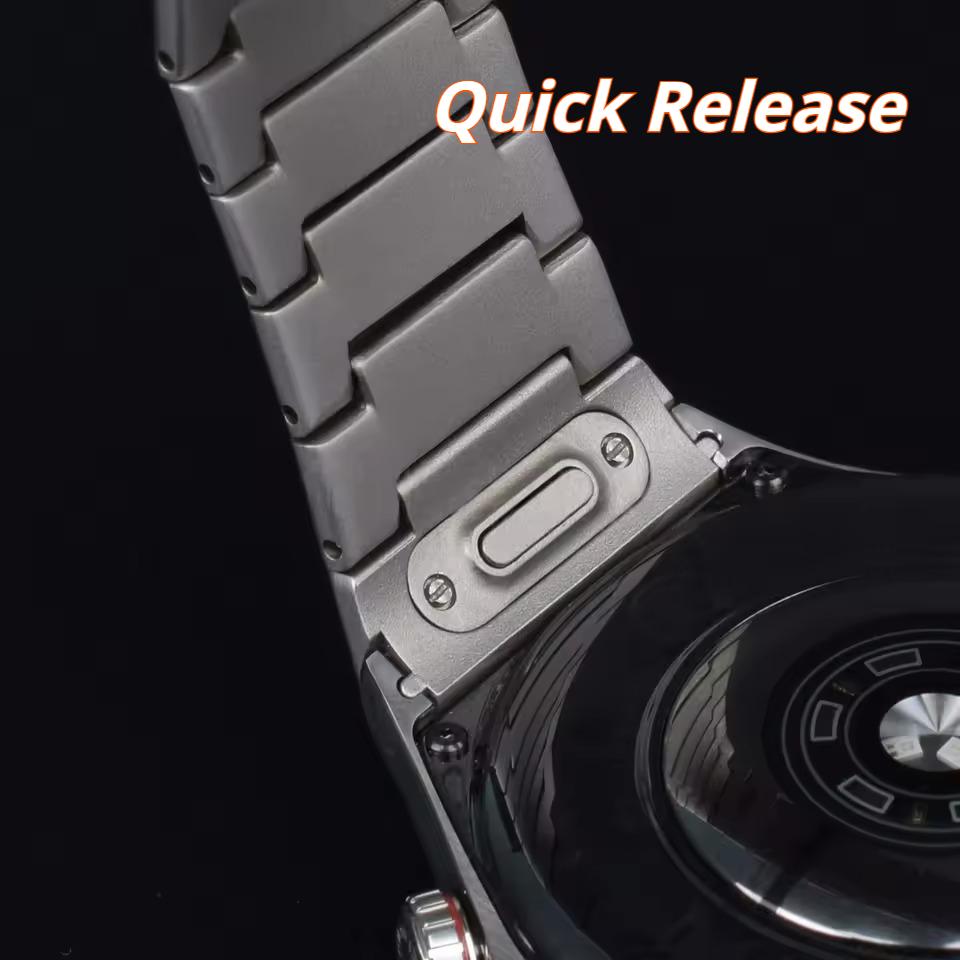 Oryginalny Metalowy Pasek Tytanowy Bez Szpar Dla Huawei Watch GT6 Pro 46mm Luksusowa Bransoleta Dla Huawei Watch GT 6 46mm Specjalistyczny Pasek Zegarkowy Z Szybkim Zapięciem