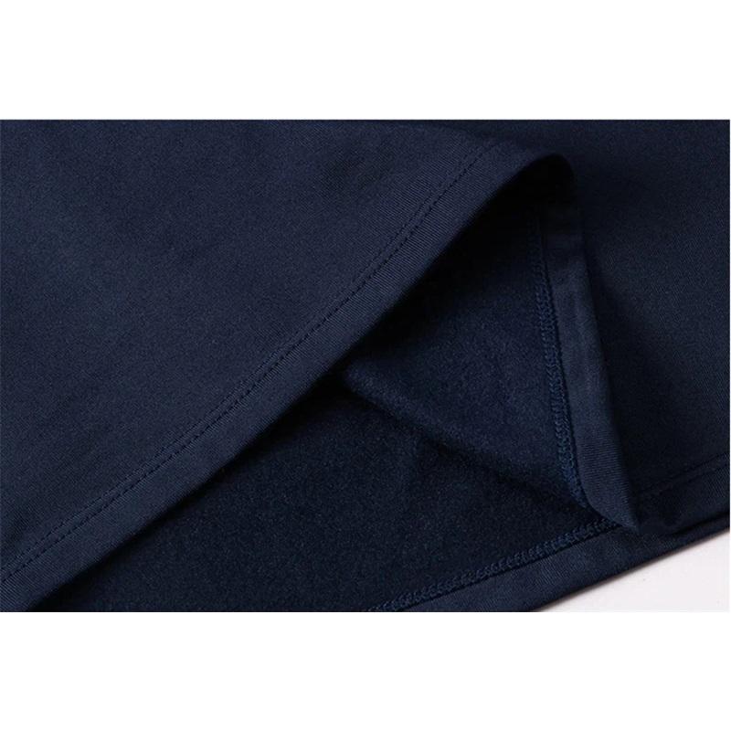 Men's Autumn Winter Fleece Fitness Clothes High Elastic Compression Sports Running Training Long Sleeve Warm Stand Collar Sweatshirt