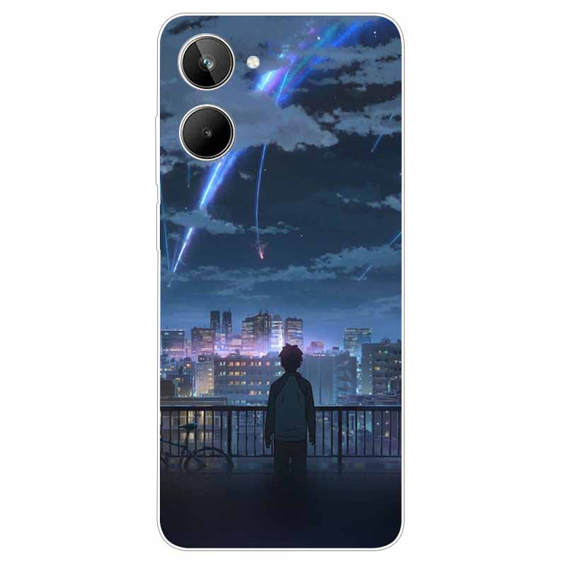 For Realme 10 4G Case 6.4'' Soft TPU Cats Lions Protection Silicone Phone Covers for Realme 10 Case 2022 Clear Realme10 RMX3630