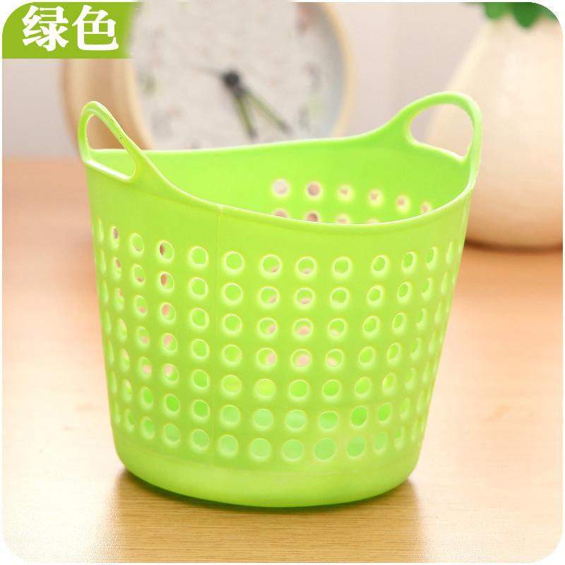 Desktop Finishing Box Mini Random Portable Circle Mesh Storage Basket, Sundries Storage Basket, Pen Holder Storage Basket