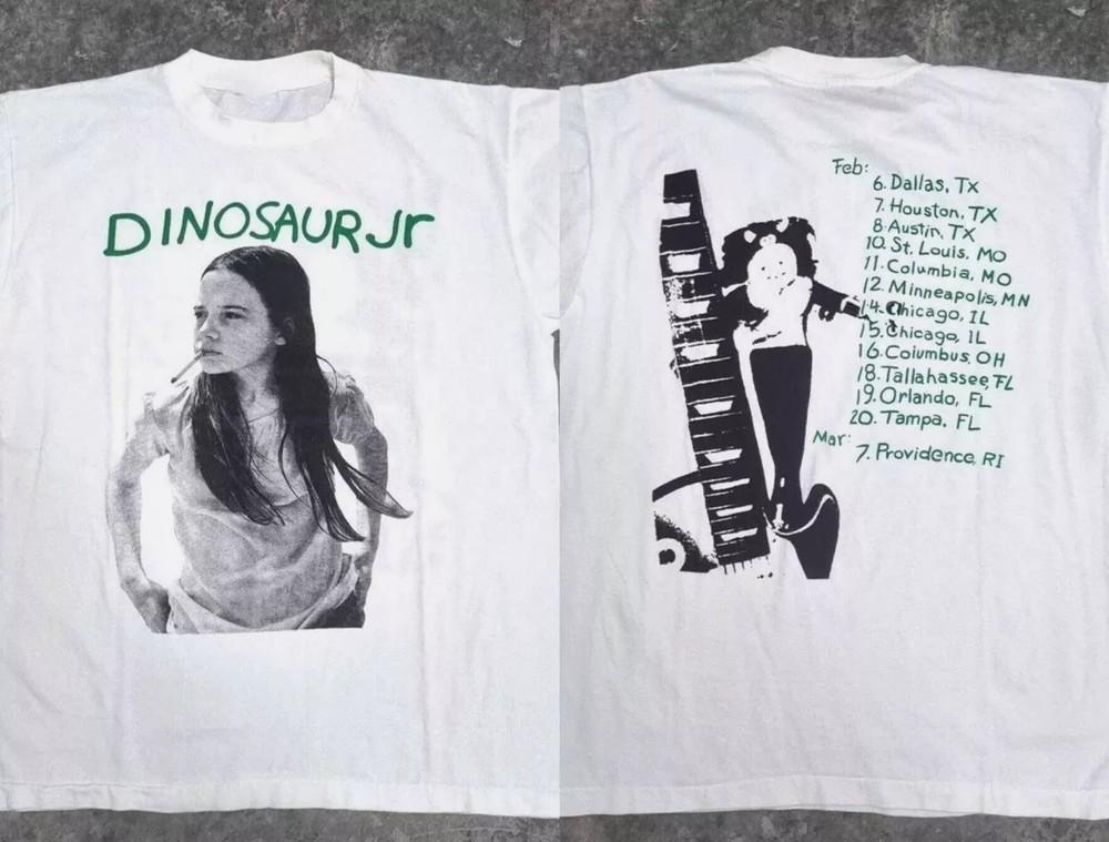 Dinosaur Jr TShirt Green Mind Tour 1991 TShirt Gift for fans All Size reprint Unisex T-Shirt M