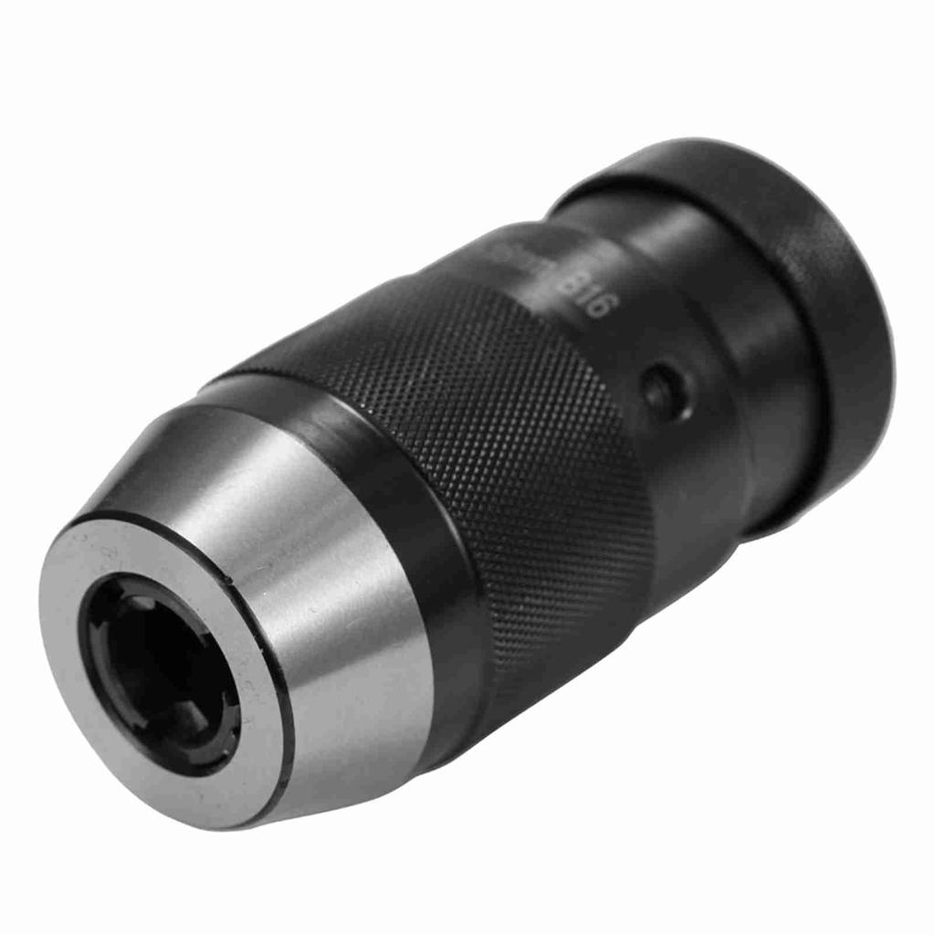 Geevorks Heavy-duty Self-tightening Drill Chuck with Handle Integrated   Keyless Chuck MT-B16 1-16mm Clamping Range B16 MT2 Self-Tighten fo