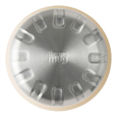 Thermo Mug (TNK1830A) Insulated Lunch Jar/Mini Tank, 300ml, Ivory, Double-Layered Vacuum Wall