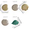 Delicate Seashell Wooden Storage Tray Retro Storage Holder Leaf Storage Plate  Tableware Display
