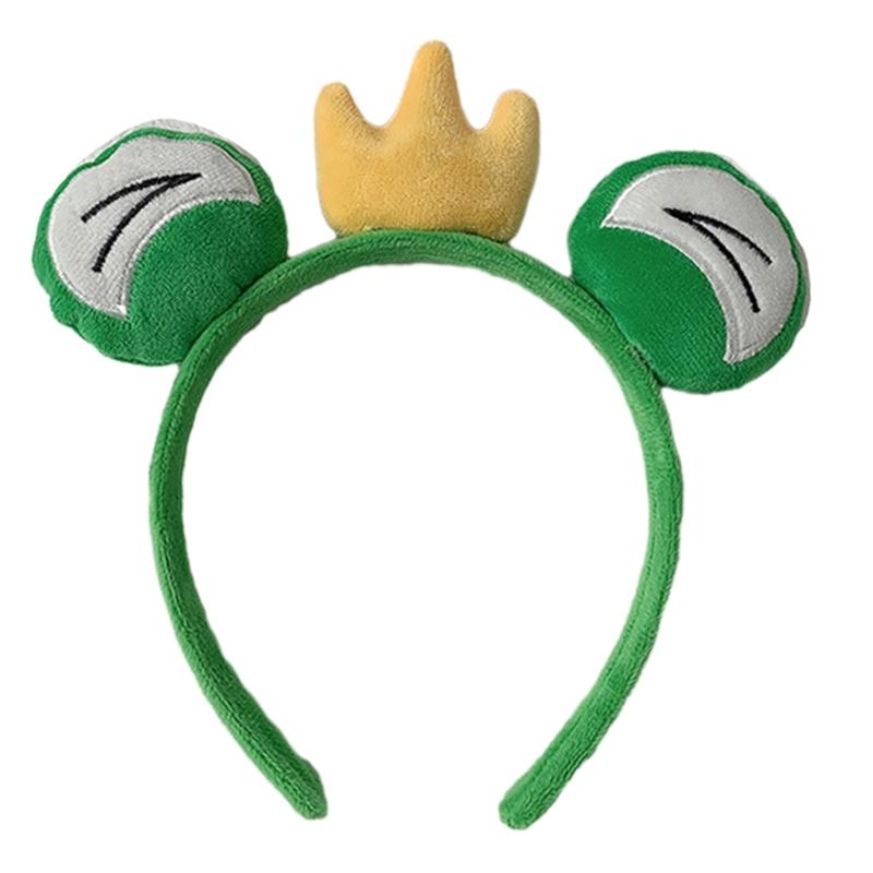 

Frog Headbands Furry Plush Cartoon Headbands Hair Accessories for Girls and Womens Holiday Party Headwear