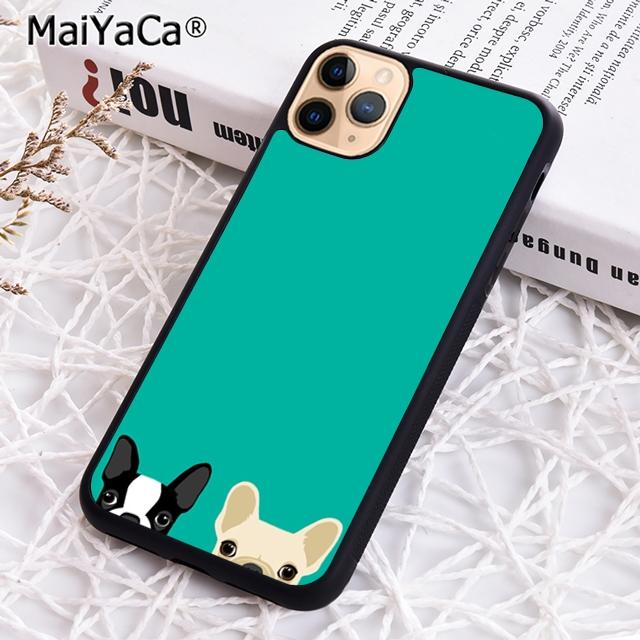 MaiYaCa French Bulldog Dog Pug Phone Case For iPhone 17 Air 16 pro max 15 14 plus 12 13 Shell Cover coque