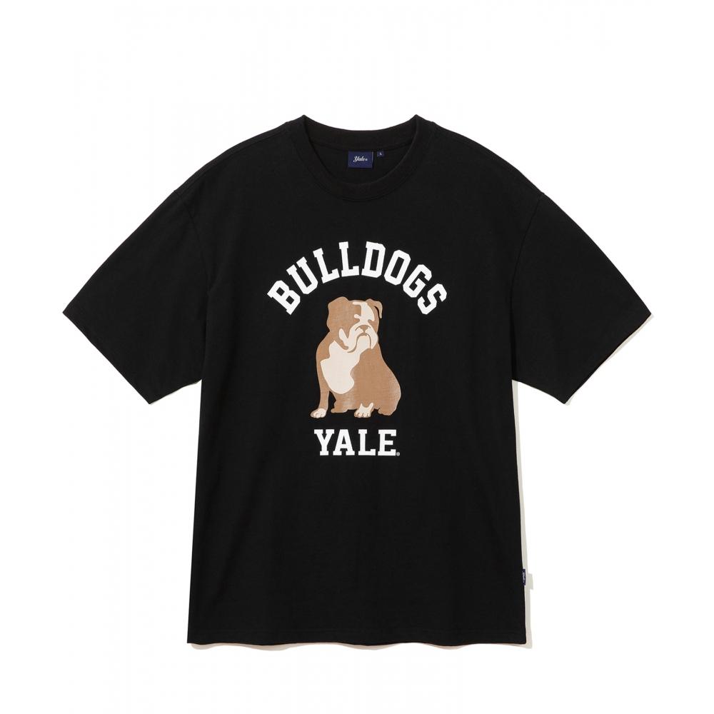 

ЧЕРНАЯ ФУТБОЛКА С ЛОГОТИПОМ YALE BULLDOGS ARCH