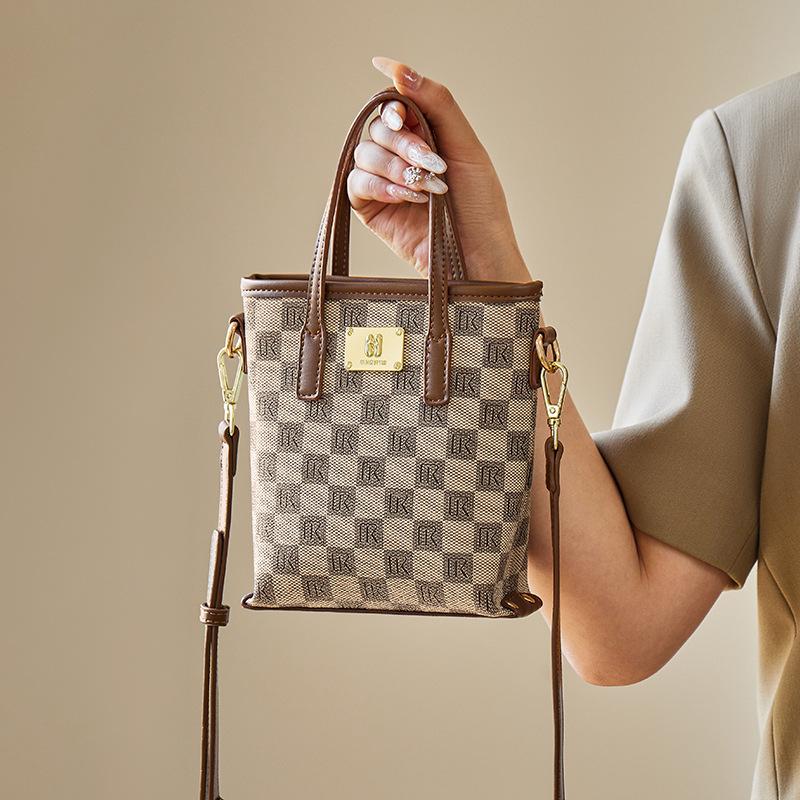Mrs. Qiao Bag 2025 New Crossbody Bag for Women Autumn Winter Mini Phone Bag Vintage Monogram Handbag Casual Women's Bag