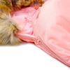 Winter sleeping bag with fur for sleds for strollers, car seats, stroller set