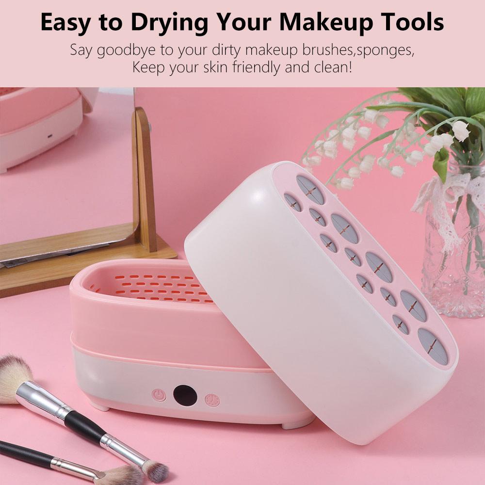 Fast Dryer Makeup Brushes Dryer Automatic Automatic Brush Cleaner  Cosmetic Puff Makeup Tools.