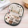 PU Leather Jewelry Packing Bag Rings Necklace Jewelry Display Box Earrings Storage Case  Vacation