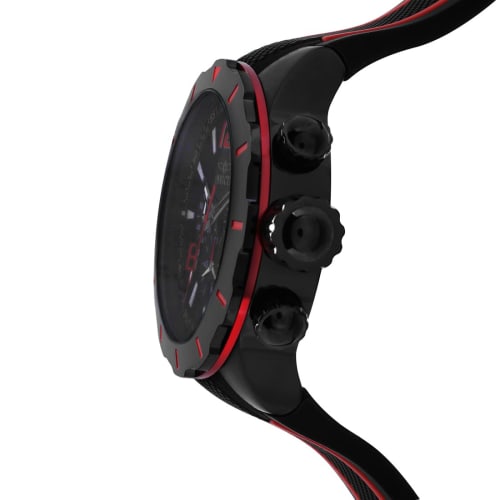 Invicta Men's 20109 S1 Rally Stainless Steel Black and Red Watch