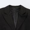 European and American style, new women's clothing, fashionable, casual and fashionable, ultra-short loose suit top