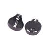 20Pcs Cr2032 Battery Holder Coin Cell Holder Box Case Socket Cr2032 With 2 Pins 3V Black Mounting Lead Need Solder