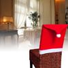 Cover Christmas Chair Table Decorate Xmas Hat Festival Garnish Restaurant Party