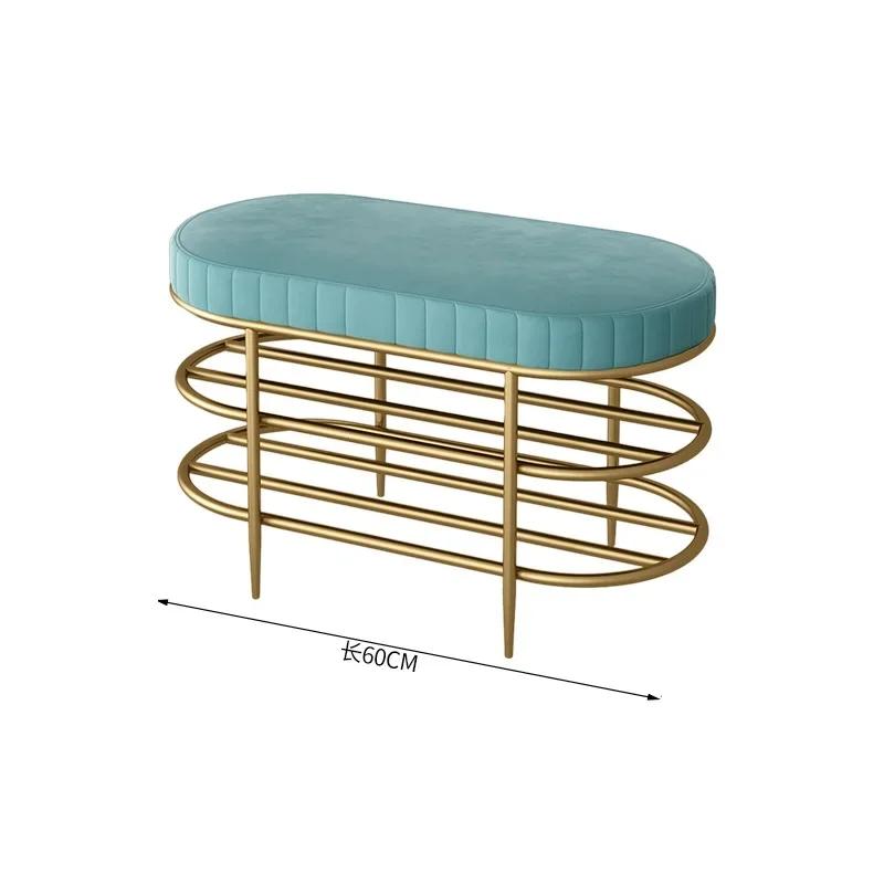 Shoe change stool home entrance door can sit-type wearing shoes stool shoe rack integrated simple and light luxury