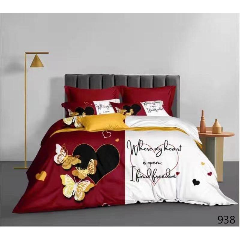 3D Bed Sheet Three-Piece Large Board Flower Active Printing And Dyeing Bedding Low Price