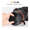 K&F Concept 82mm Lens Cap 4 Piece Set Lens Cap + Cleaning Cloth + Loss Prevention Strap Lens Protect Cap Inner Type One Touch