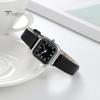 Women Quartz Watch Square Dial Soft Faux Leather Strap Accurate Adjustable Pin Buckle Students Girls Wristwatch Fashion Jewelry Birthday Gift