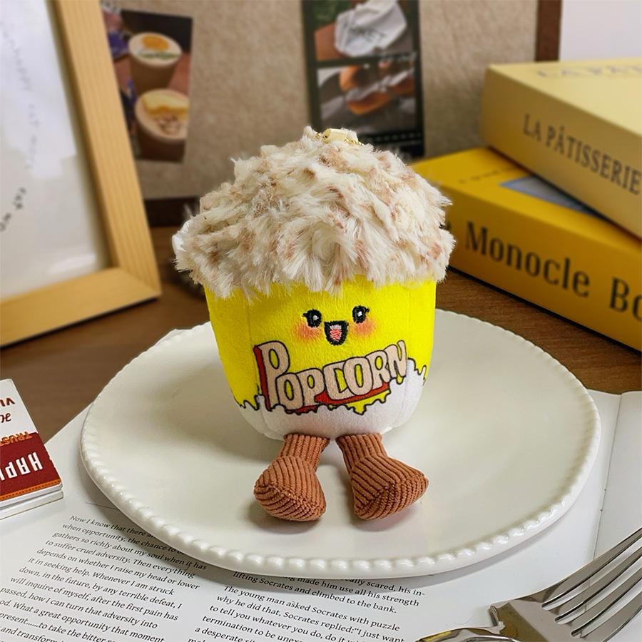 Creative Food Plush Pendant: Cake, Baguette, Croissant Doll - Fun Graduation Gift