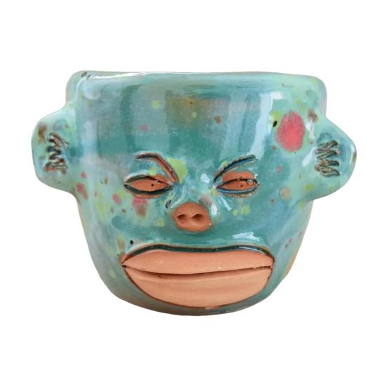 Weird Face Ceramic Mug 350ml Handcrafted Artistic Coffee Cup Decorative Tea Mug Drinkware Gift for Friends Family