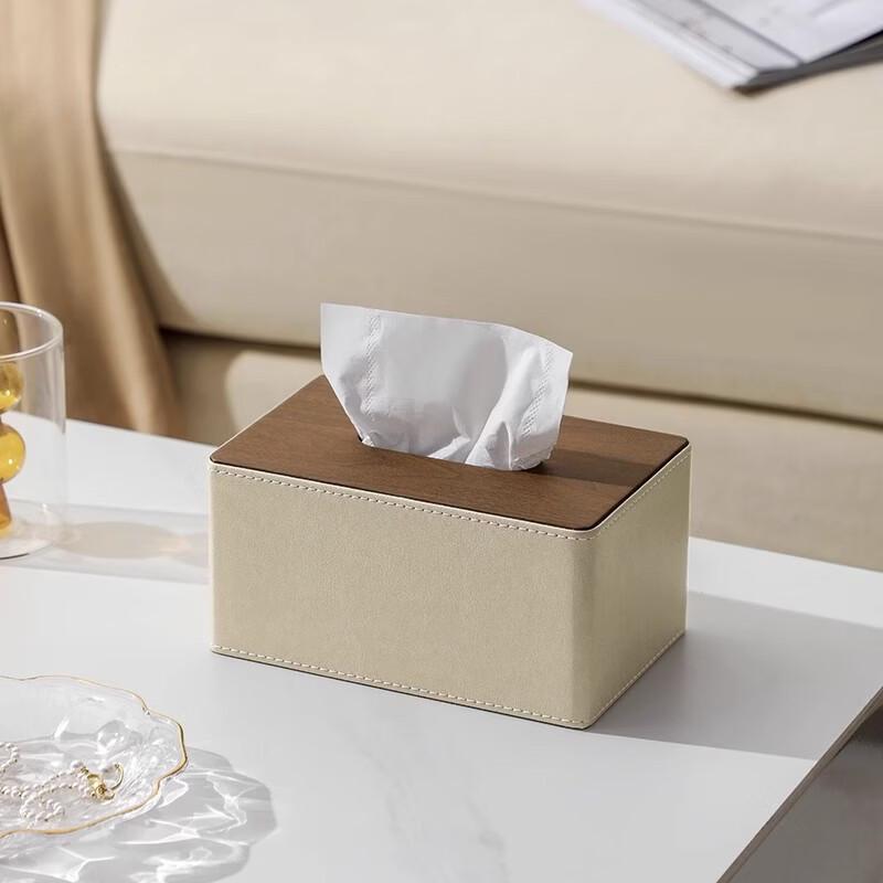 Shuogang Tiangong Modern Wood Grain Tissue Box