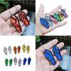 Gothic Lightwight Earring Acrylic Spiderweb Coffin Stud Earrings Eye Catching Hollow Bat Earrings Ornaments Women Girl