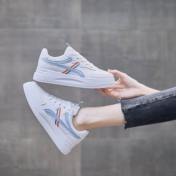 Foreign trade single shoes women's 2025 autumn women's shoes rubber soft sole students Korean version of sports and leisure white shoes
