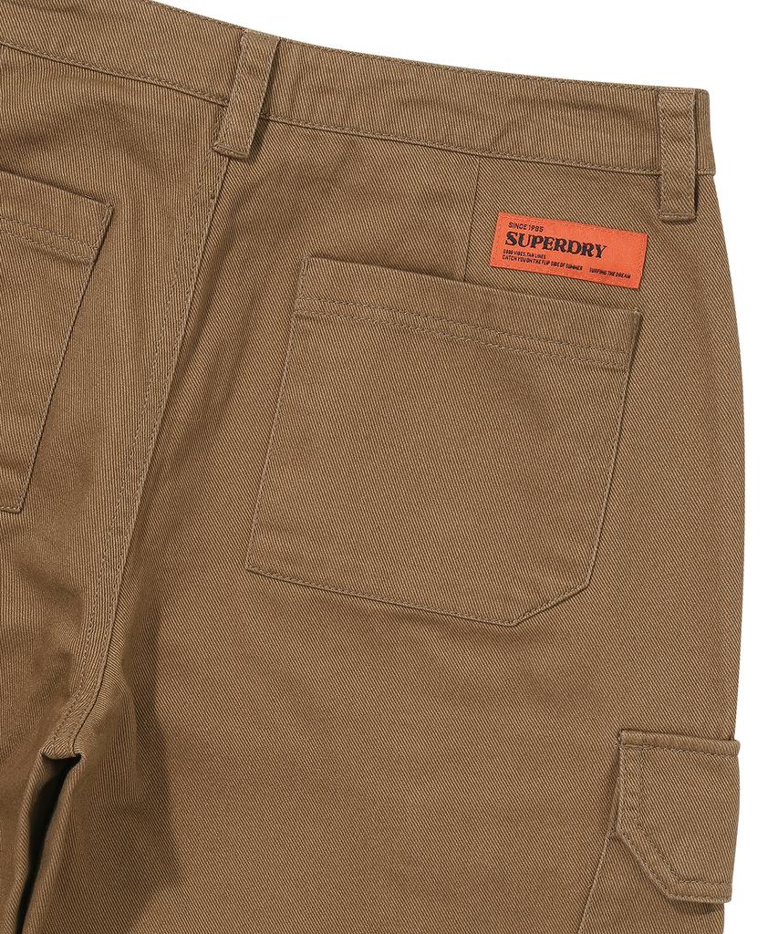 Syupeodeulai W Cargo Barrel Pants Camel