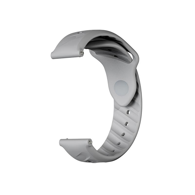 Lightweight Flexible Watch Band FKM Rubber Material Soft Touch Feeling Comfortable Wear All Day Long for Samsung Galaxy Watch