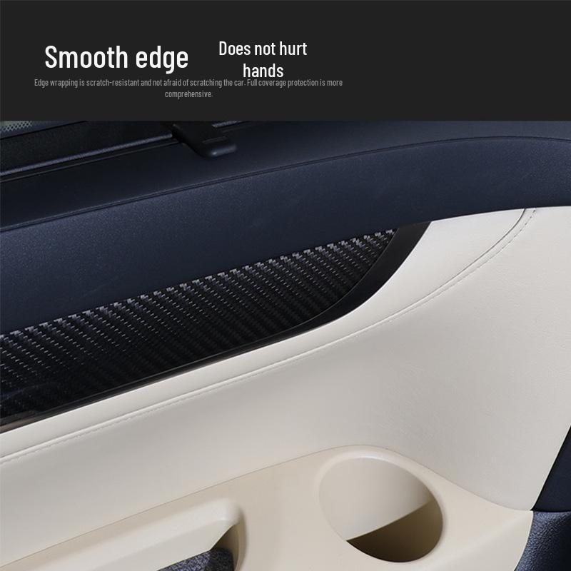 Tantan Carbon Fiber Door Trim for Toyota Alphard/Crown/Vellfire - Genuine Interior Car Modification.