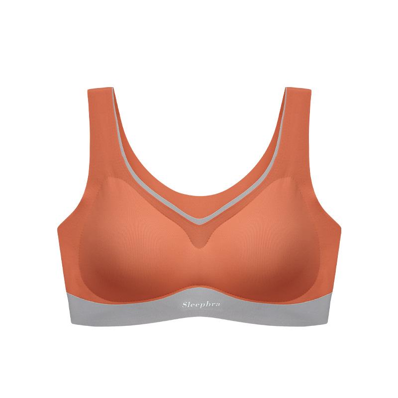Sutien de dormit fără cusături pentru femei Sutien subțire fără fir Lenjerie intima adunată Sport Yoga Vestă Tank Top Sutien