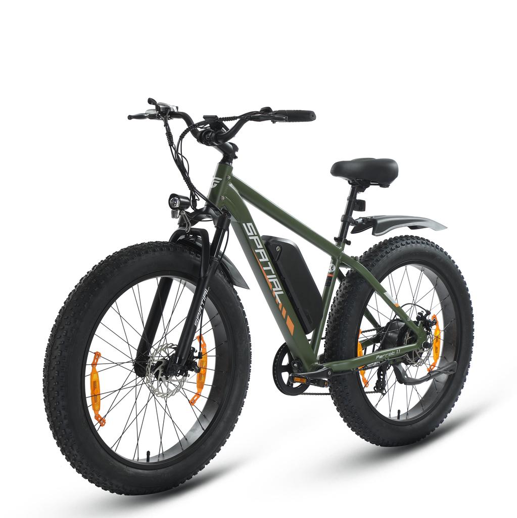 SPATIAL Parrot Men’S All-Terrain Electric Bicycle 250W Motor 48V13AH Battery Outdoor Riding Electric Bike 26 Inch Off-Road E-Mountain Bike