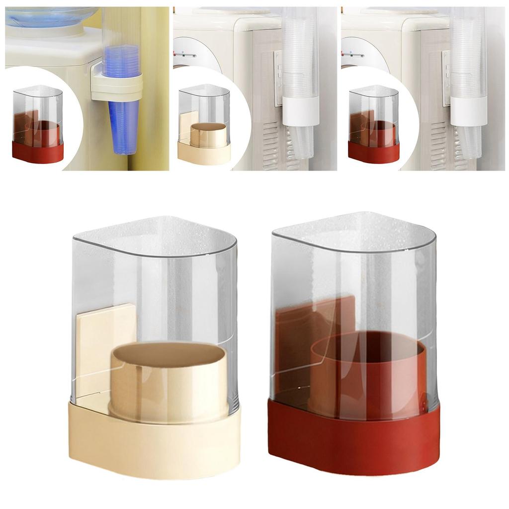 Cup Dispenser Rinsing Cups Organizer Wall Hanging Easy Dispensing Paper Cups Stand Cup Holder for Break Room Gym Restaurant
