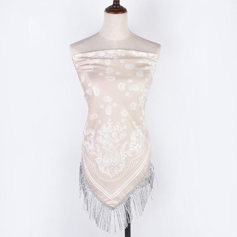 Junggesellinnenabschieds-Bandanas, Cowgirl-Bandanas, Strass-Fransen-Paisley-Schal, Stola, Cowboy-Bandanas, Strass-Halstuch