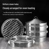 Dedelai Deepened Stainless Steel Steamer Basket 2-Pack