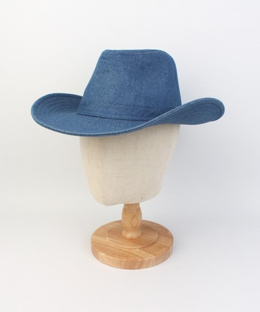 Yunibeosyeolkemiseuteuli Cowboy Dark Denim Fedora Cowboy Fedora