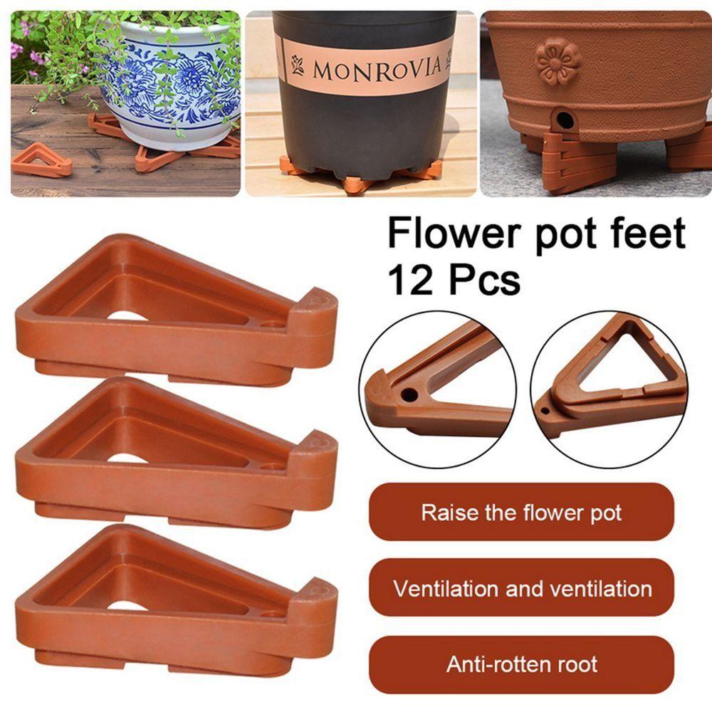 Indoor Outdoor Flower Pot Feet Potted Plant Stand Hot Plant Pot Base Tray